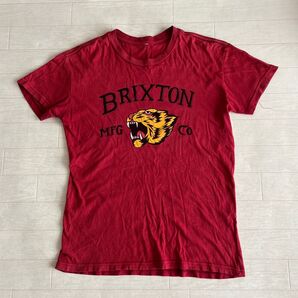 brixton Tシャツ 濃いめのバーガンディー S