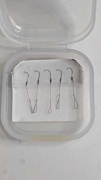 マメバラ〜レギュラーサイズ向きタナゴ用こさえ鈎5本セット 127