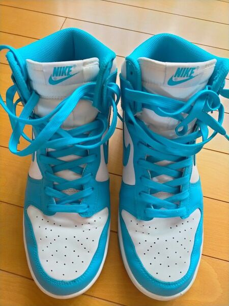 NIKE DUNK チャンピオンシップブルー 28cm ノースカロライナ ナイキ HIGH ハイ