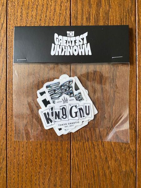 King Gnu THE GREATEST UNKNOWN ステッカー