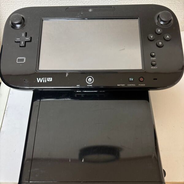 Wii U 32gb ブラック 動作確認済み 値下げ可