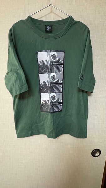 GILDAN Tシャツ グリーン系 プリント