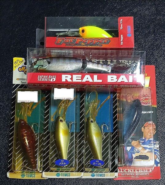 372.ティムコ マッドペッパーマグナム・ファットペッパー・ラッキークラフト リアルベイト・NW05 新品6個セット