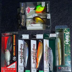 264.RPMクランク BIT-3&MID-10・サンダーバックラム93&107・クランキーダーター90・Wプロップ姫 新品7個