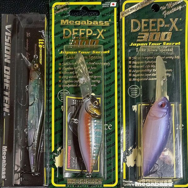 315. メガバス ワンテン・DEEP-X300 新品3個セット