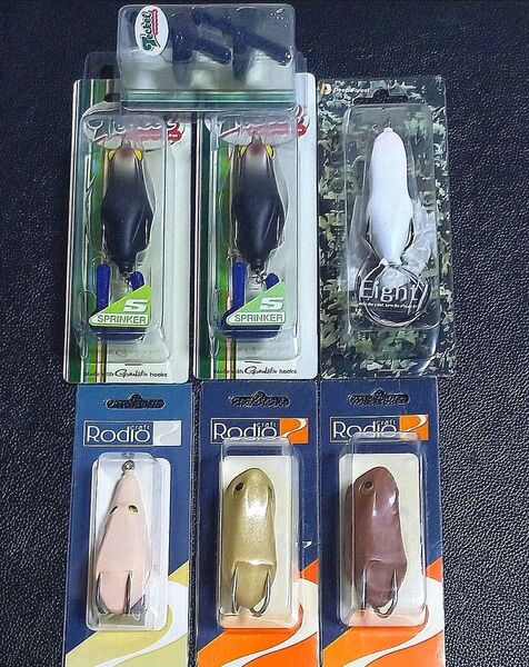 368.ディープフォレスト エイト・テッケル スプリンカー・ロデオクラフト ゲーターⅡ・C-POP 新品&未使用6個セット