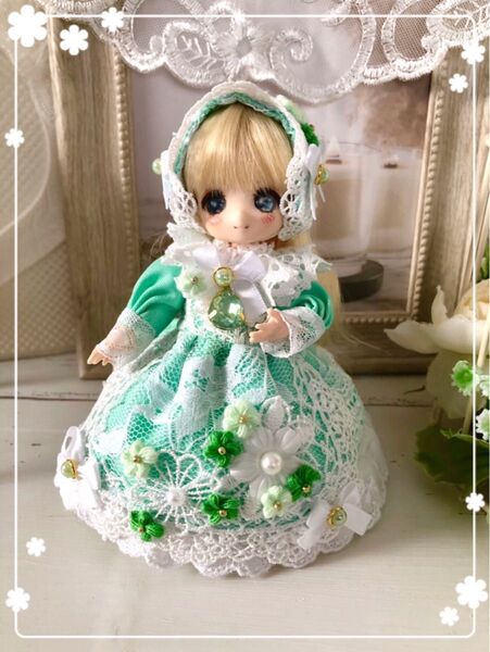 オビツ11 春色カラードレス ハンドメイド