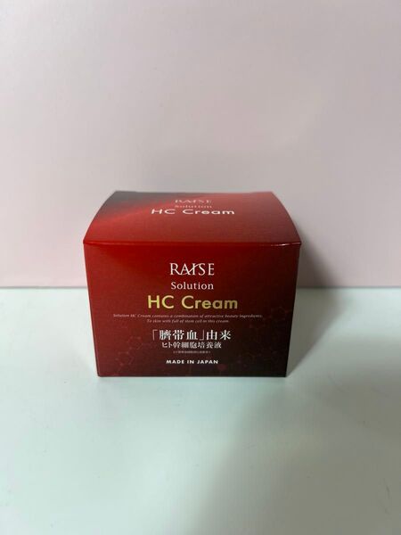 【新品未開封】RAISE レイズ ソリューションHC クリーム ヒト幹細胞 プラセンタ 30g
