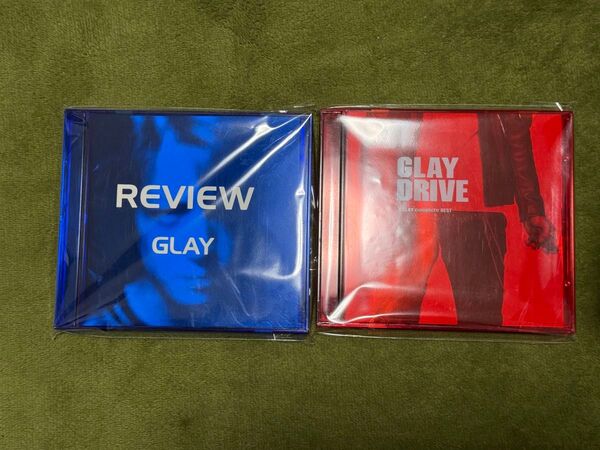 GLAY CD ベストアルバム 「REVIEW」「DRIVE」