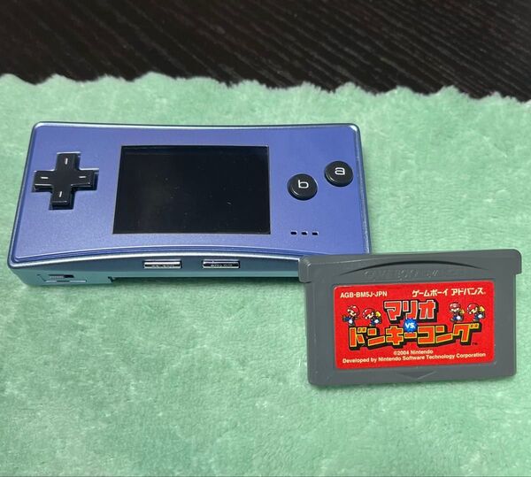 ニンテンドーゲームボーイミクロNintendo GAMEBOY micro ソフト マリオvsドンキーコング 付