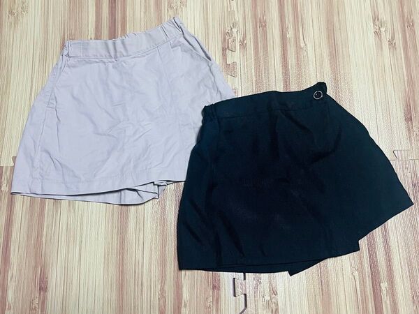 キュロットスカート ミニスコート スカートズボン UNIQLO しまむら まとめ ショートパンツ