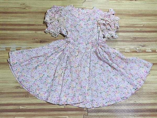 クーポン対応可 joyful party ドレス ワンピース ジョイフルパーティ 半袖 花柄