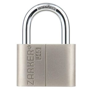 新品未使用品 南京錠Zarker J45 ステンレススチール製