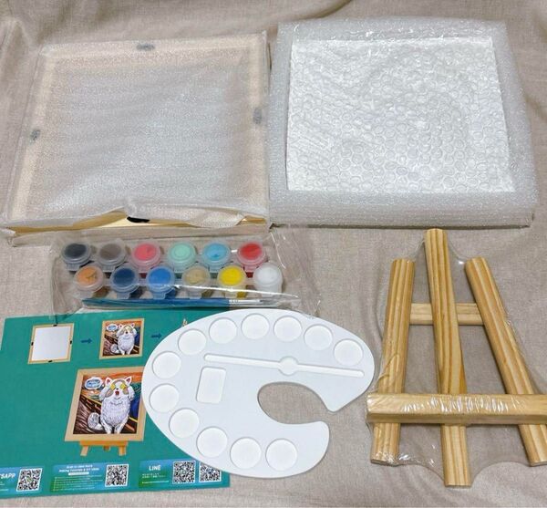 子供用 お絵描きキット 塗り絵キット 工作キット 知育玩具 女の子 男の子 小学生 人気 誕生日プレゼント (食いしん坊猫)