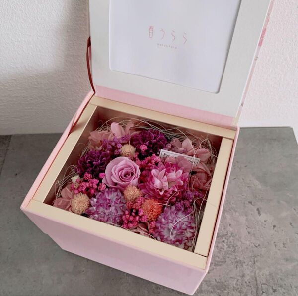 母の日 プリザーブドフラワー 薔薇 あじさい ギフト 誕生日 パープル