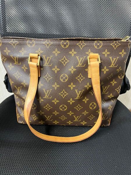 本物美品ルイヴィトン LOUIS VUITTON LV カバピアノ モノグラム トートバッグ ショルダーバッグVI0092