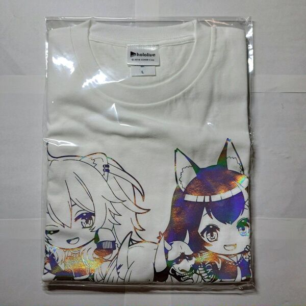 【新品未開封】サントリー BOSS ホロライブ Tシャツ L ホワイト
