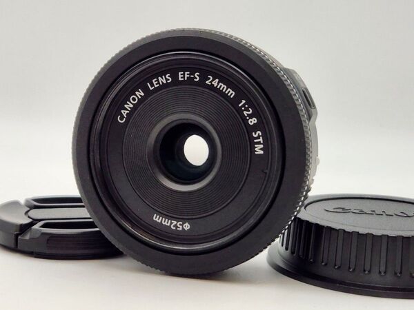 【美品】CANON 単焦点広角レンズ EF-S 24mm f2.8 STM