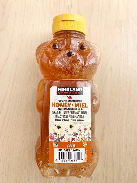 新品未開封 カークランドシグネチャー はちみつ ベアージャグ 750g コストコ 蜂蜜 カナダ産 くま ベアー