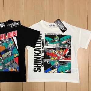 シンカリオン 110サイズ Tシャツ ロンT 新品未使用 チェンジザワールド 110 新品 半袖 男の子 新幹線 かがやき シャツ