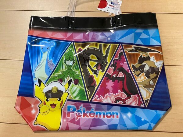 ポケモン 新品未使用 プールバッグ ビーチバッグ バケット バッグ 新品 スイミング 水泳 ビニールバッグ ポケットモンスター