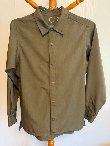 山と道 Bamboo shirt Dried Grass XS 中古品