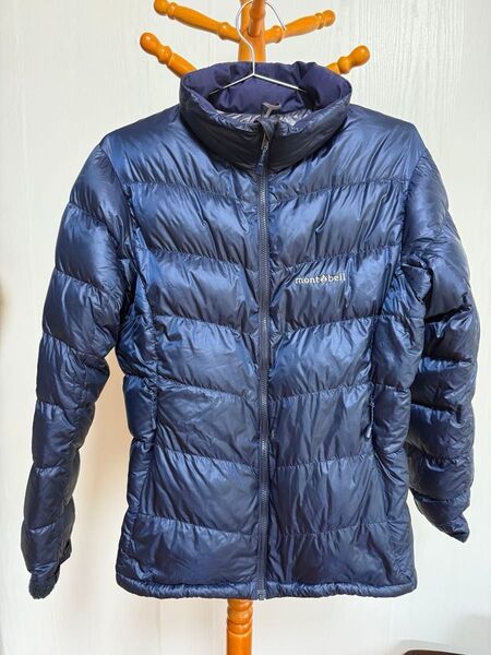 モンベル アルパインダウン ジャケット Women's ネイビー Lサイズ 中古品