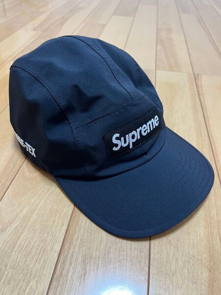 Supreme キャップ Gore-Tex Black 防水 シュプリーム 美品 キャンプキャップ 帽子 黒