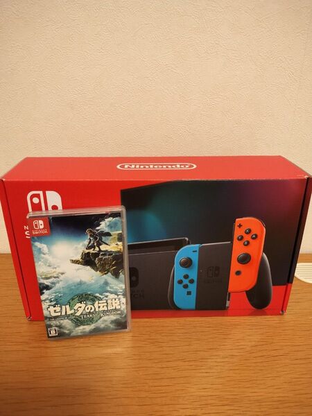 ニンテンドースイッチ本体 Switch ゼルダの伝説 ティアーオブザキングダム ティアキン セット MicroSDカード128付き