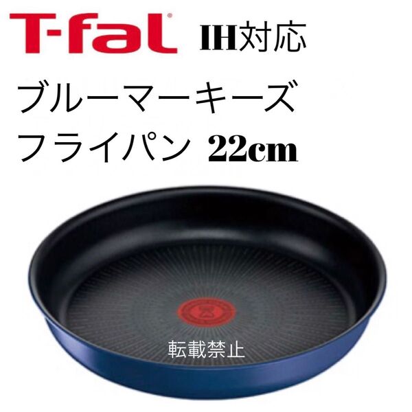 ティファール アンリミテッド ブルーマーキーズ フライパン 22cm