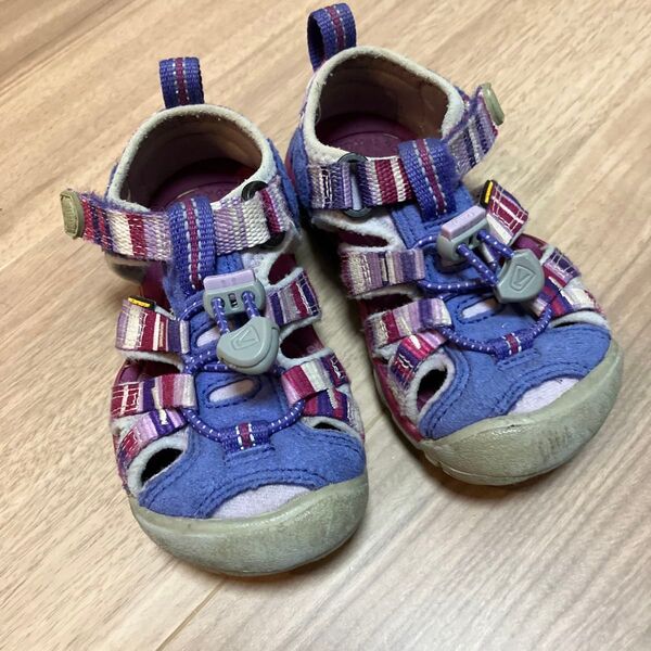 KEEN キッズ サンダル 15cm パープル