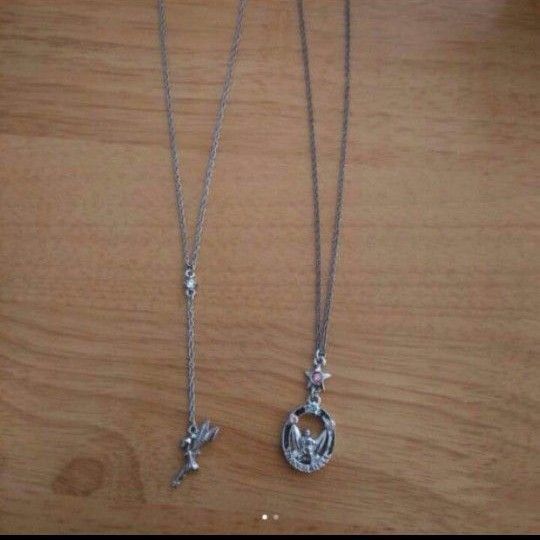 ティンカーベル ネックレス2点セット 中古 ディズニー