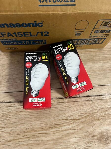 未使用 NEC 電球形蛍光ランプ コスモボール 60W E26 EFA15EL 8個セット