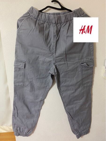H&M カーゴパンツ グレー