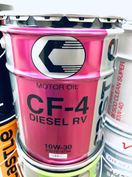 キャッスル ディーゼルエンジンオイル RV CF-4 10w30 V9210-3796 送料込み