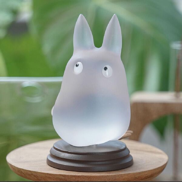 【新品未使用完売品】ジブリ 手のひらトトロ とうめい/透明 となりのトトロ フィギュア 置物