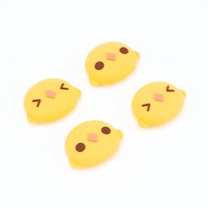 シリコンジョイコン親指グリップキャップ ジョイスティックカバー 4個