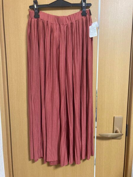 新品 プリーツスカーチョ L
