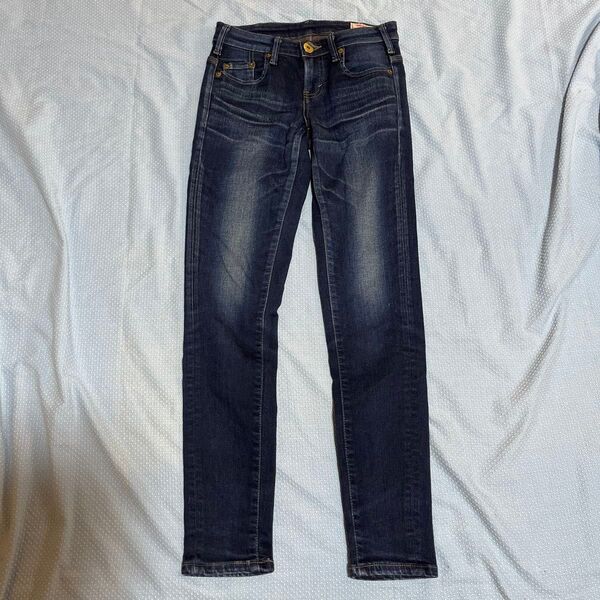 TRUE RELIGION デニムパンツ W24 インディゴブルー