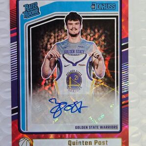 DONRUSS Quinten Post Rated Rookie AUTO RC