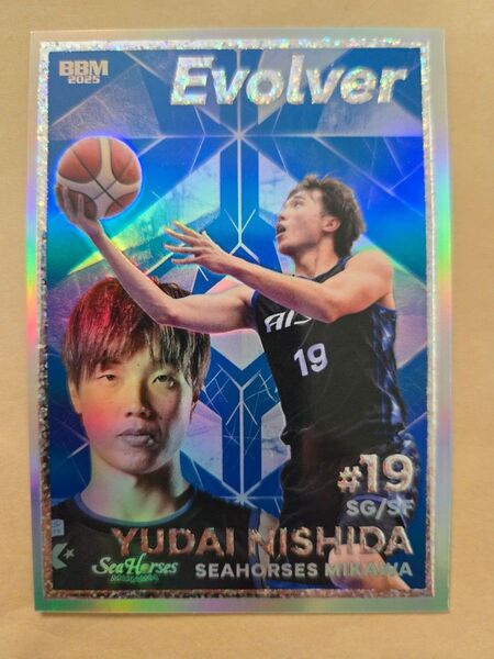BBM Evolver 西田優大 bリーグ 50枚限定