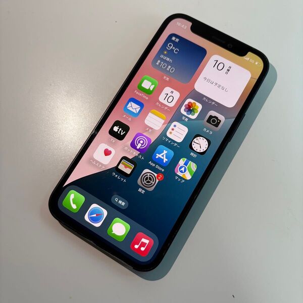 ② iPhone 12 mini 64GB ブラック ドコモ SIMロック解除済み