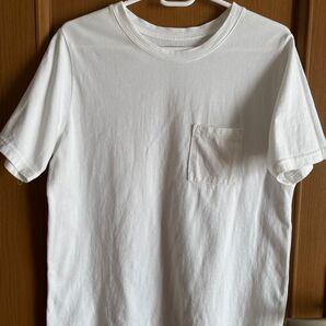 白Tシャツ 胸ポケット付きLOWRYSFARM