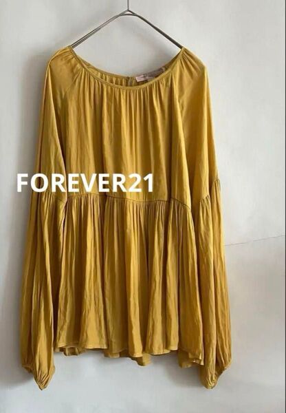 美品★FOREVER21★ブラウス カラシ トップス