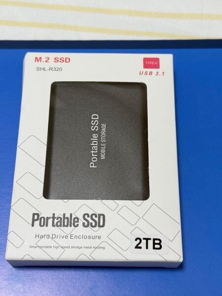 ポータブルSSD 2TB SHL-R320 USB 3.1 動作確認済