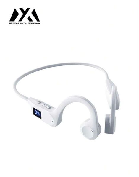 X7 骨伝導ワイヤレスイヤホン ホワイト Bluetooth