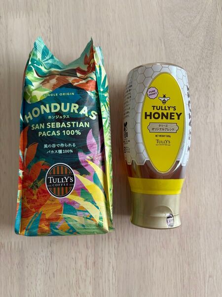 タリーズ ホンジュラスサンセバスチャンパカスコーヒー豆&タリーズはちみつセット