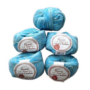 Recerl New Colorful Mohair 毛糸 5玉セット