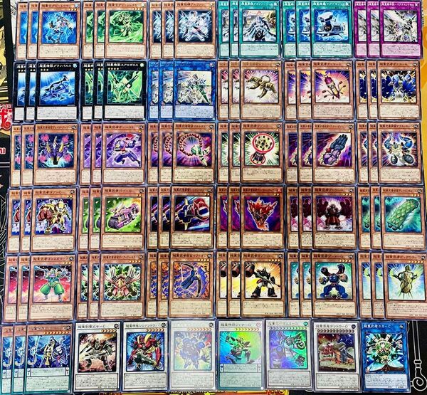 遊戯王 SR UR含む 超量 超重武者 デッキパーツ まとめ 大量