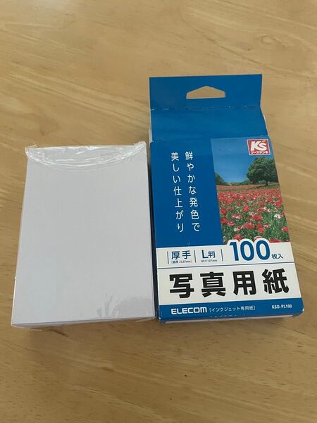 ELECOM 写真用紙 L判 100枚 インクジェットプリンタ専用紙 KSD-PL100